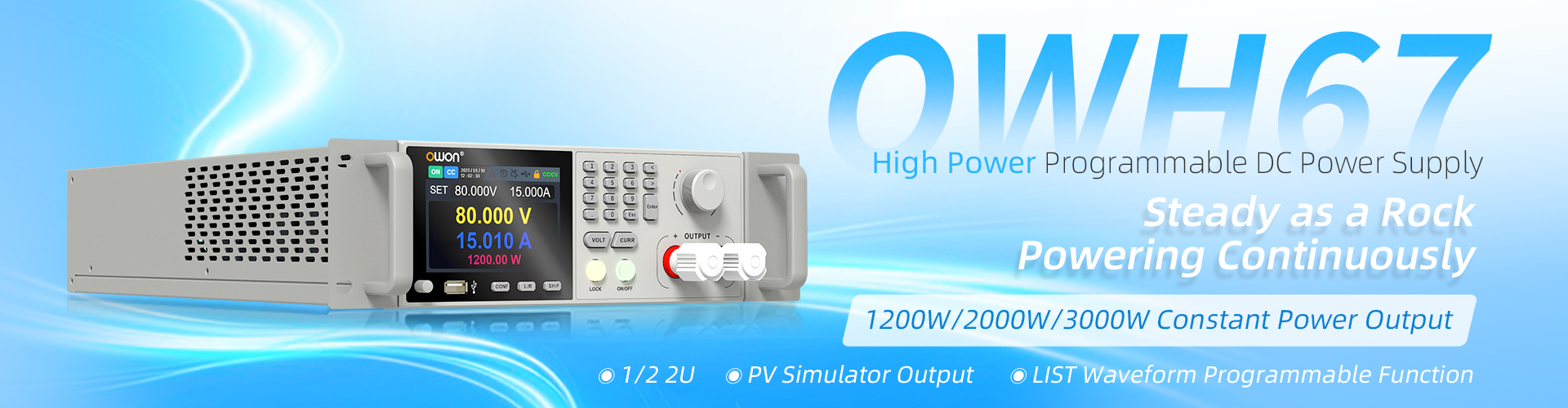 OWH67 Series High Power DC Power Supply