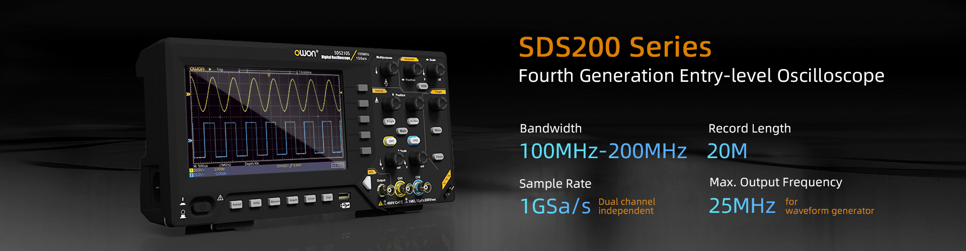 SDS200 Series Digital Oscilloscope