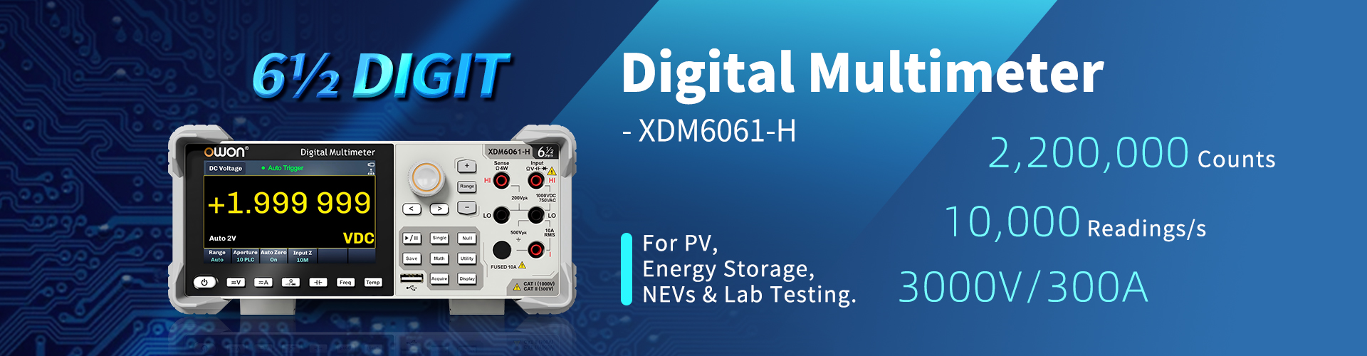 6 1/2 Digits XDM6061 Digital Multimeter