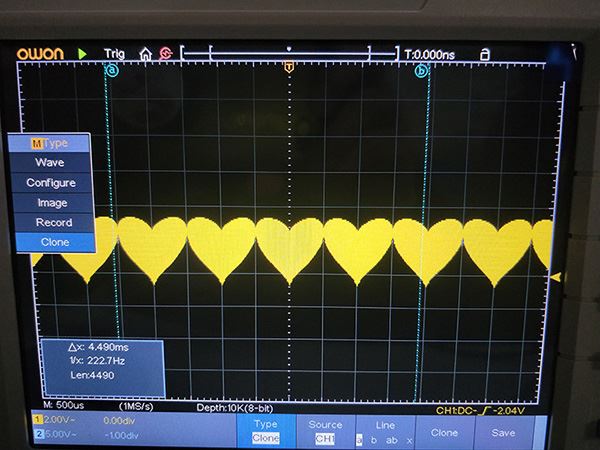 Record Wave Oscilloscope 